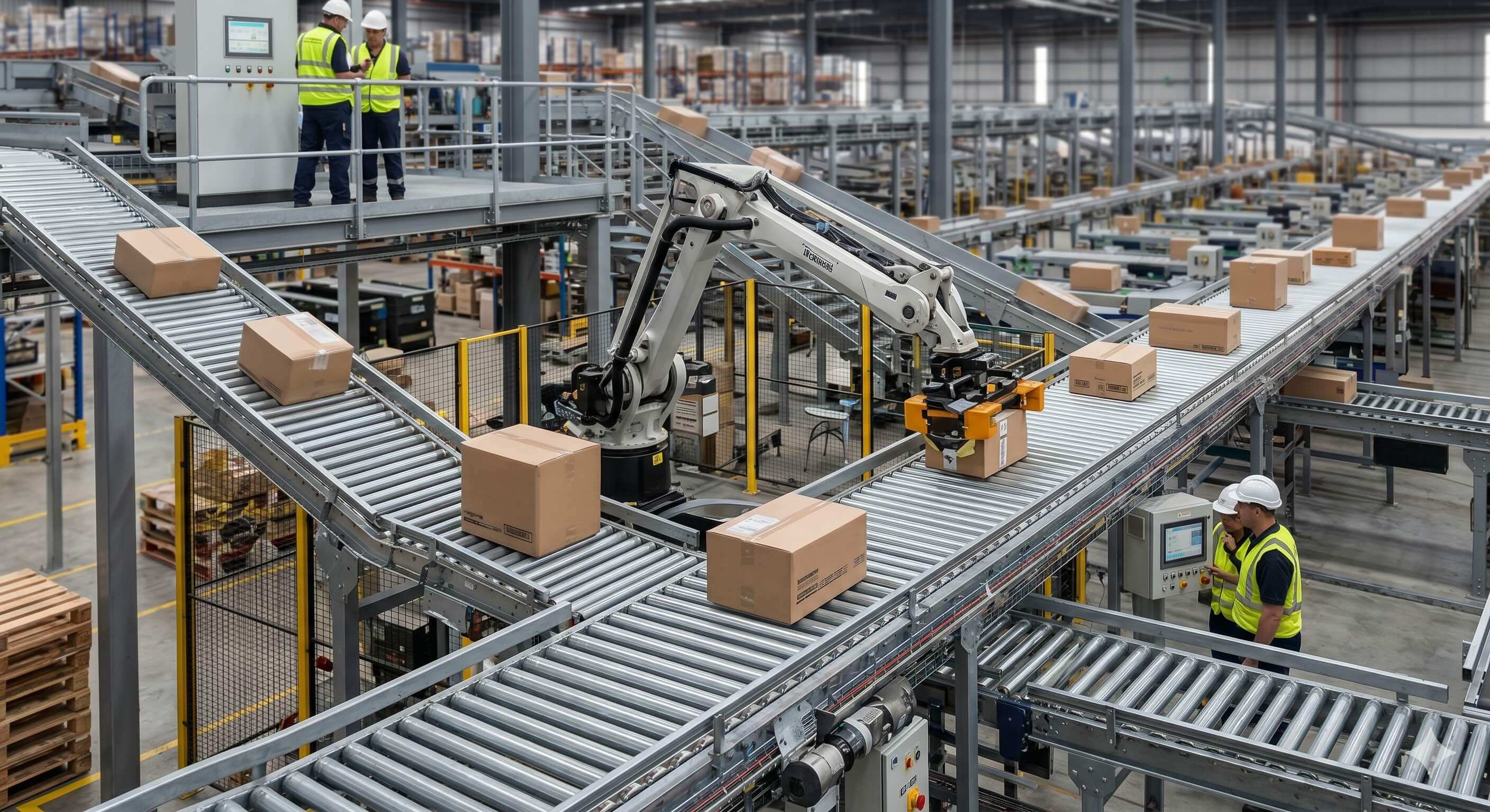Conveyor and material handling system